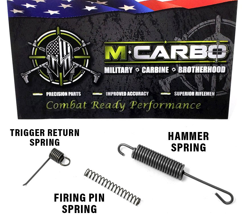 Labeled Ruger LCP 2 Trigger Spring Kit - Trigger Return Spring, Firing Pin Spring and Hammer Spring