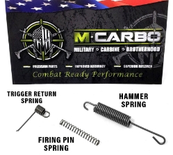 Labeled Ruger LCP 2 Trigger Spring Kit - Trigger Return Spring, Firing Pin Spring and Hammer Spring