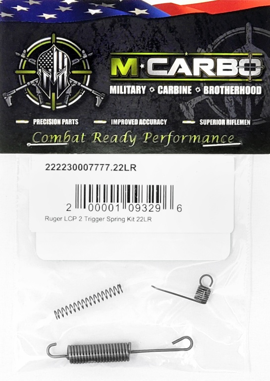 Packaged Ruger LCP 2 Trigger Spring Kit M*CARBO