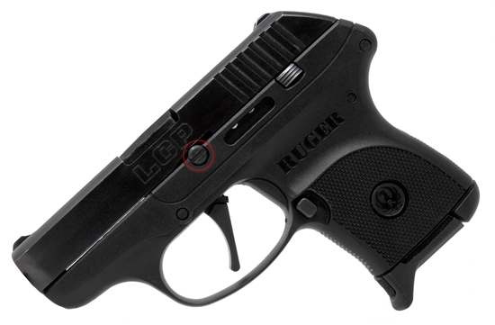 Ruger LCP 2 Heavy Duty Takedown Pin Installed in LCP 2