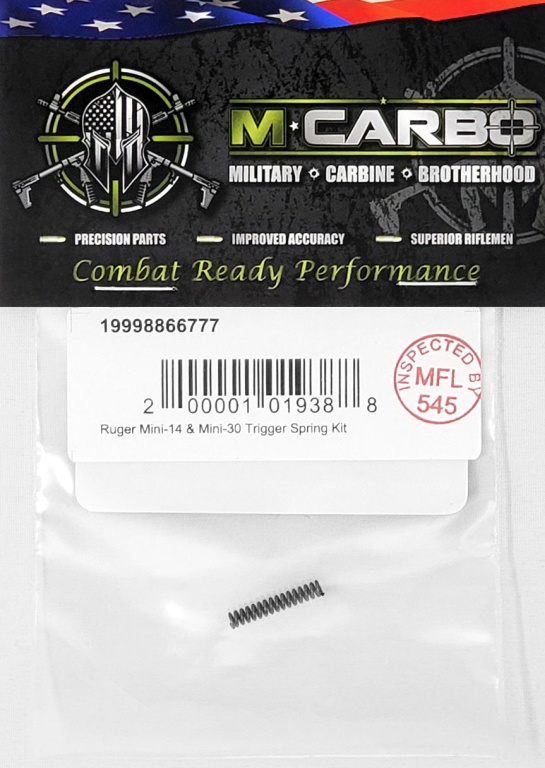 Packaged Ruger Mini 14 & Mini 30 Trigger Kit M*CARBO