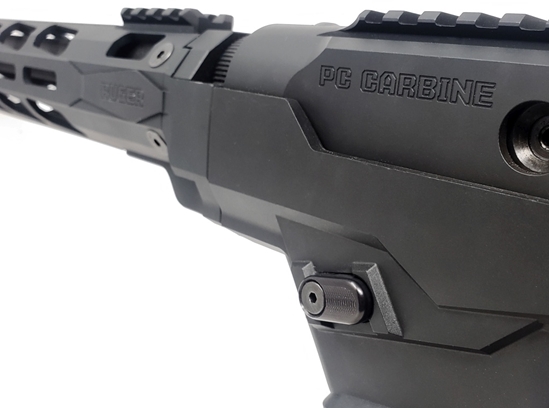 Ruger PC Carbine Extended Mag Release Installed on PC Carbine