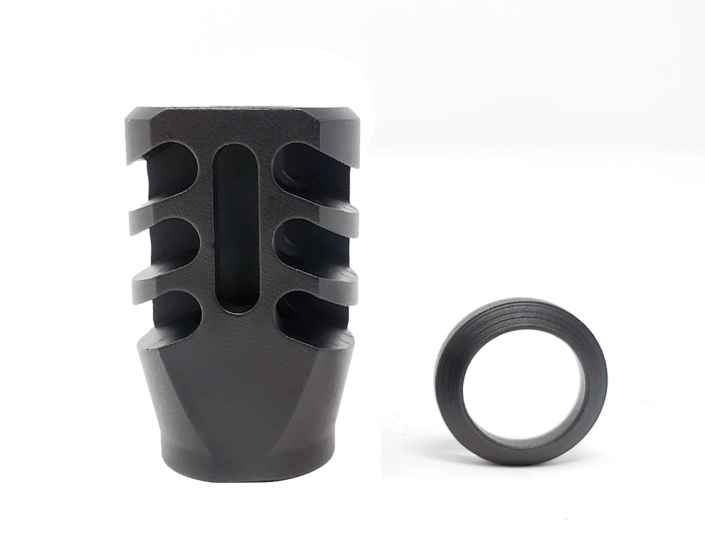 Details about   Red Ruger PC Carbine Low Concussion Muzzle Brake for 9mm Aluminum Anodized 