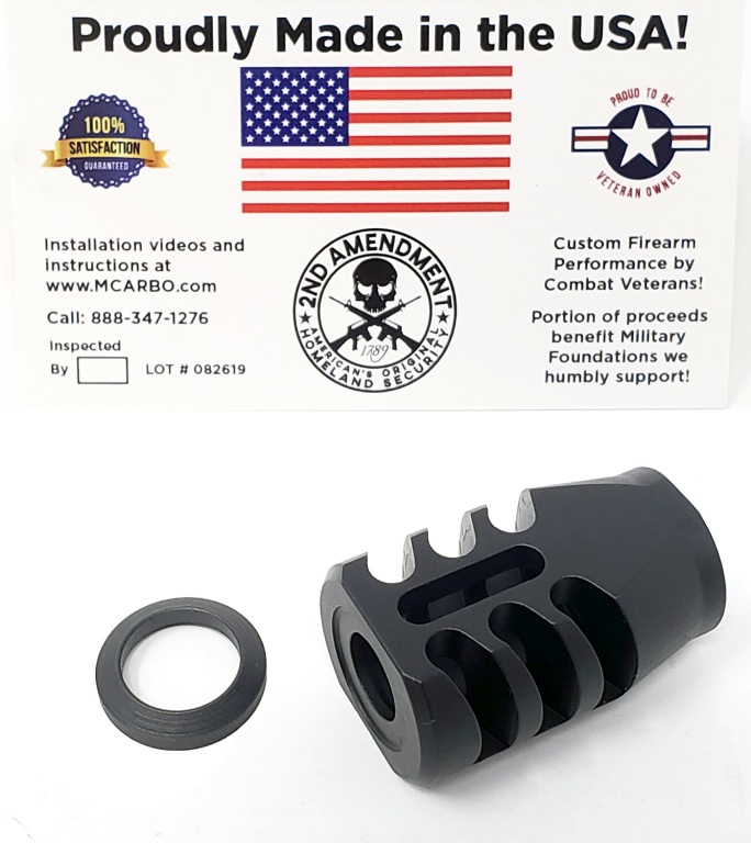 Ruger PC Carbin 9 mm Low Concussion Muzzle Brake Anodized Black US Sell 