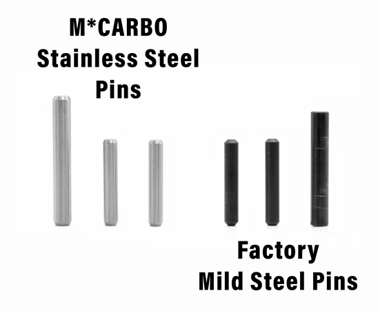 Ruger PC Carbine Trigger Group Pin Kit Stock Comparison