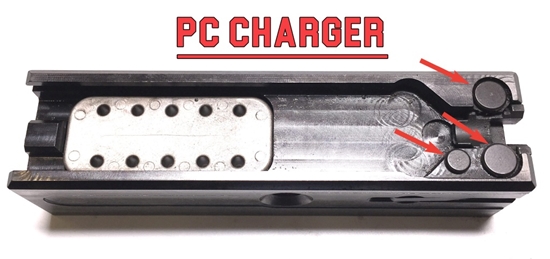 Ruger PC Charger Upgraded Pin Kit Installed in PC Charger Bolt