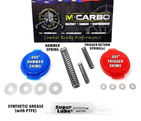 Labeled Ruger SP101/GP100 Trigger Spring Kit M*CARBO