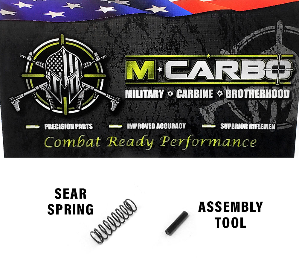 Labeled S&W SW40VE Trigger Spring Kit - Sear Spring and Assembly Tool