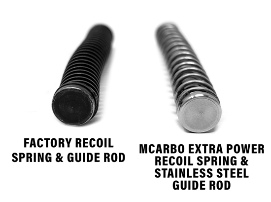 SCCY CPX Factory Recoil Spring Comparison
