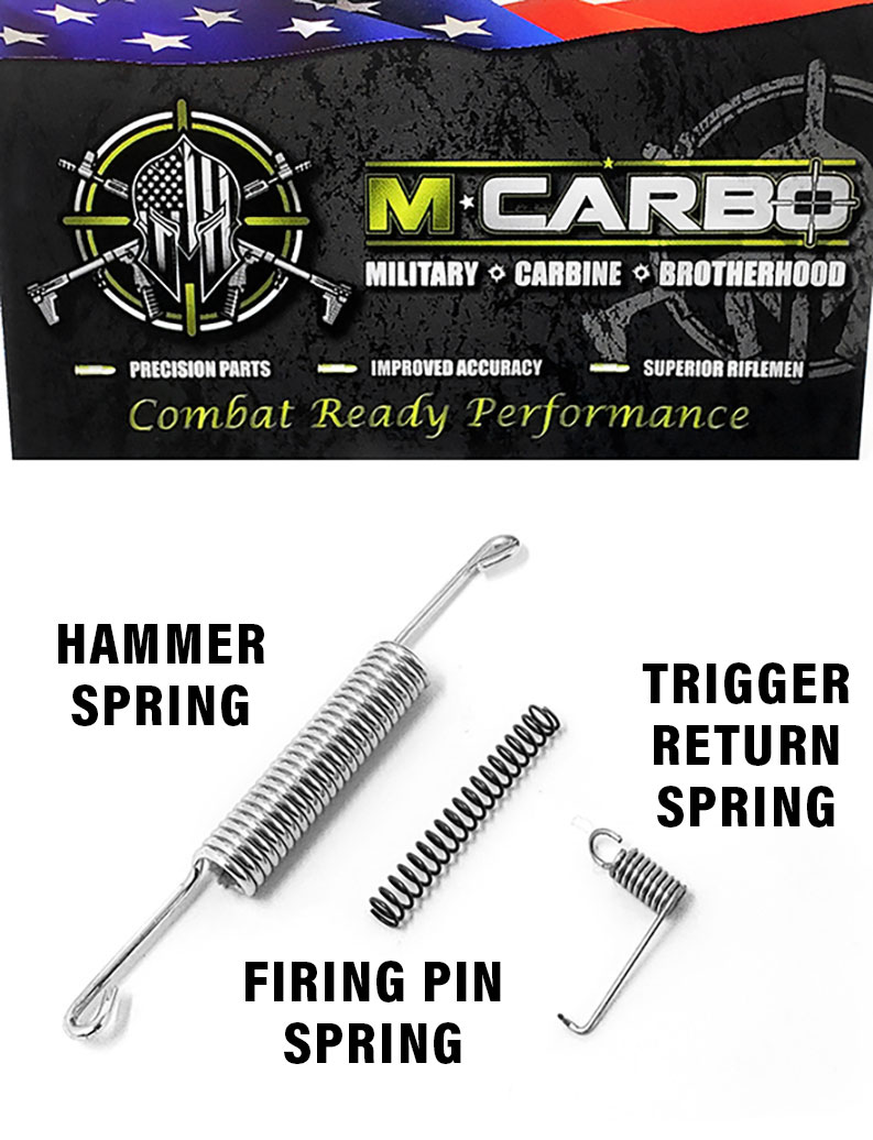 Labeled SCCY CPX-2 Trigger Spring Kit M*CARBO