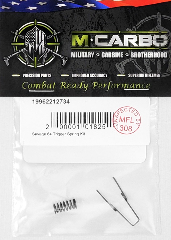 Packaged Savage 64 Trigger Spring Kit M*CARBO
