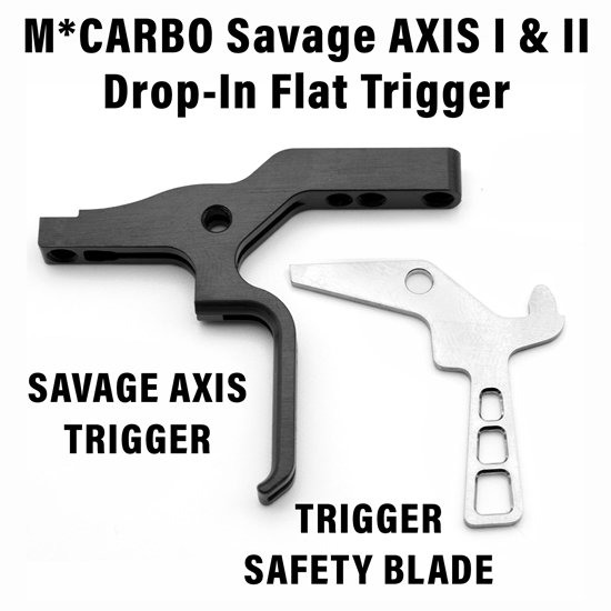 Savage AXIS Flat Trigger with Trigger Safety Blade