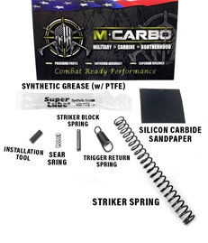 Labeled Smith and Wesson Shield Trigger Spring Kit M*CARBO