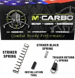 Labeled SW SD9VE Trigger Spring Kit - SD40VE Trigger Kit