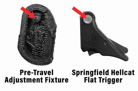 Springfield Hellcat Flat Trigger and Pre-Travel Adjustment Fixture