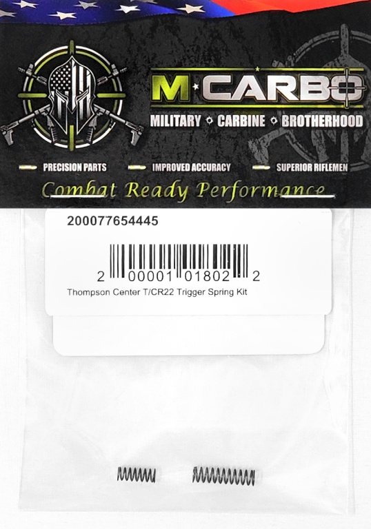 Packaged Thompson Center T/CR22 Trigger Spring Kit M*CARBO