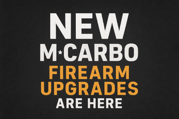 New firearm parts and upgrades from M*CARBO including muzzle brakes, slides, barrels, and kits for KEL-TEC, Ruger, Smith & Wesson, SIG, and Glock