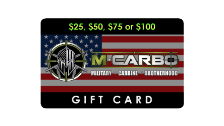 M*CARBO Digital Gift Card Mcarbo gift card, digital gift card, firearm gift card, gun accessories gift, shooting gift, firearm upgrades gift, Mcarbo store credit, tactical gift card