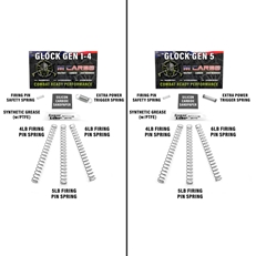 Glock Gen 4 and Gen 5 Trigger Spring Kits Side by Side