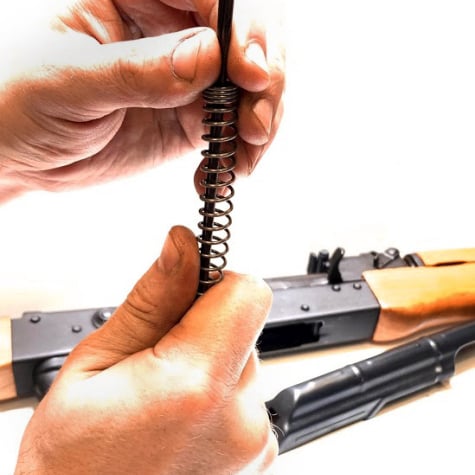 Removing Stock AK-47 Recoil Spring from Guide Rod