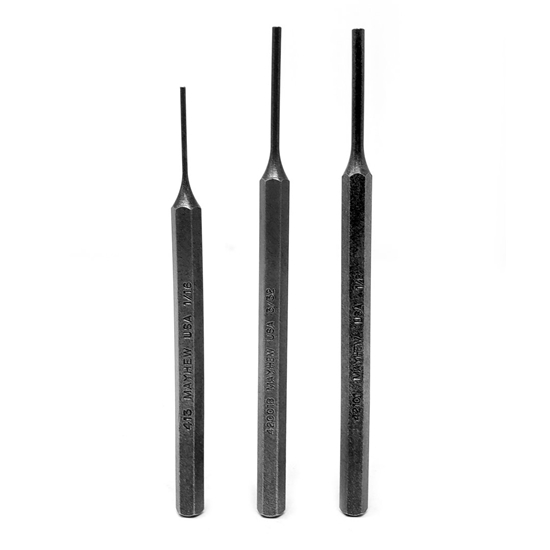 3 Piece Punch Set Standing Upright