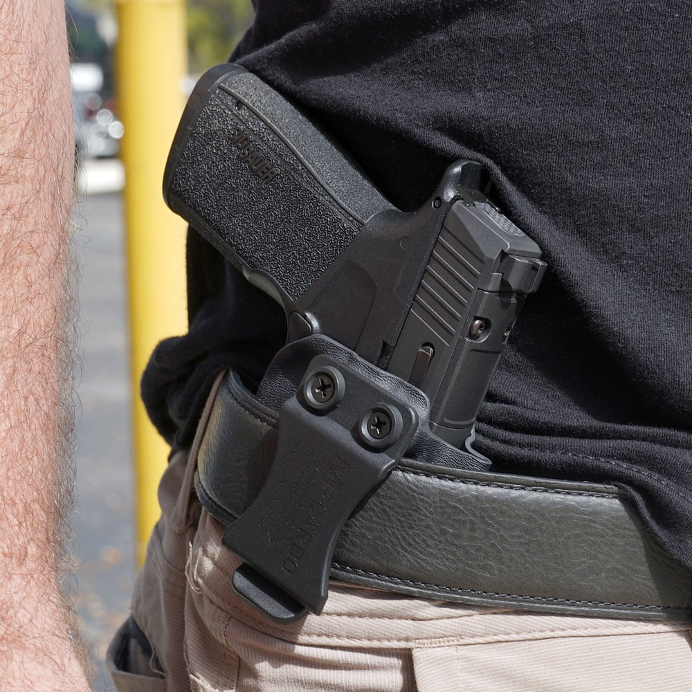 Sig P365 Holstered in Waistband