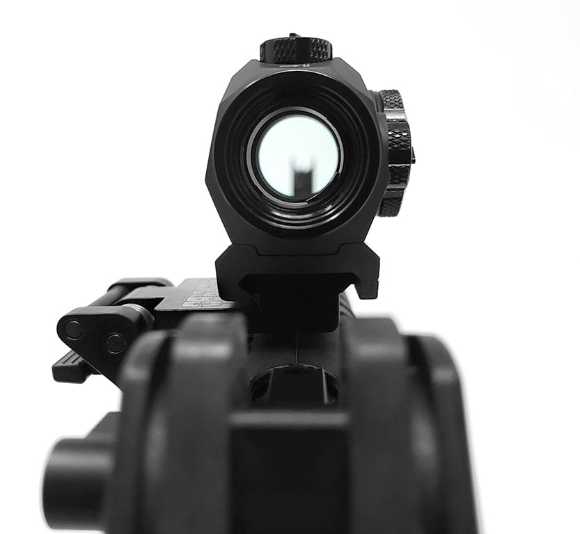 KEL TEC SUB 2000 Optic Mount with Sig Romeo 5 Attached - Looking Down Sight